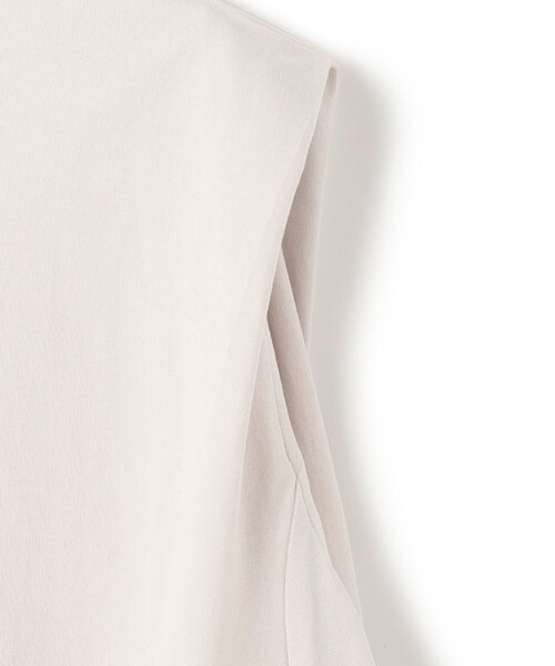 UNFILO(アンフィーロ)の「LAYERED FRONT ノースリーブ(Tシャツ/カットソー・レディース・ローズ系/ブラック系/ホワイト系/ベージュ系・MEDIUM/SMALL/LARGE)」の12枚目の写真