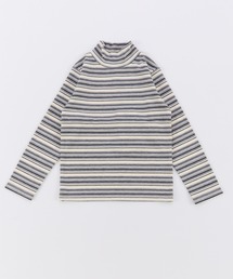 Ocean&Ground（オーシャン&グラウンド）の「ﾀｰﾄﾙﾈｯｸﾎﾞｰﾀﾞｰﾘﾌﾞTｼｬﾂ（ニット/セーター）」