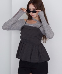 RAY CASSIN | スーツ風ベアペプラム(シャツ/ブラウス)