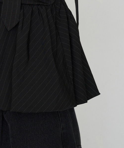 RAY CASSIN（レイカズン）の「スーツ風ベアペプラム（シャツ/ブラウス・レディース・グレー系その他2/ブラック系その他2/グレー・FREE）」の15枚目の写真