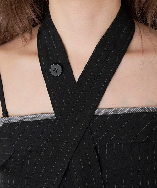 RAY CASSIN（レイカズン）の「スーツ風ベアペプラム（シャツ/ブラウス・レディース・グレー系その他2/ブラック系その他2/グレー・FREE）」の16枚目の写真