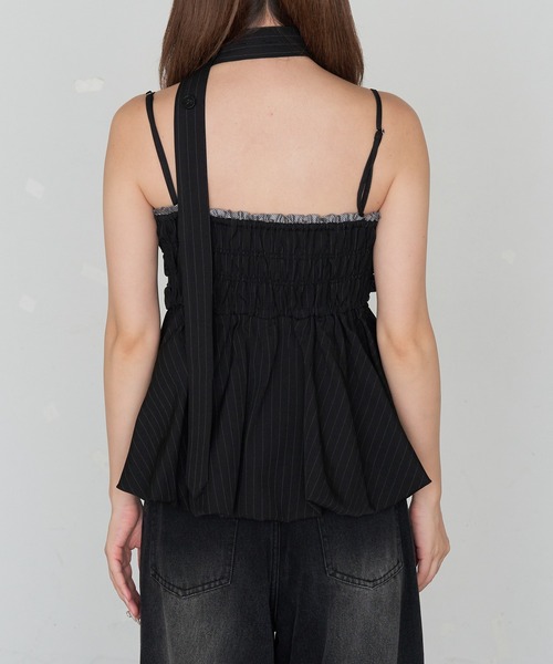 RAY CASSIN（レイカズン）の「スーツ風ベアペプラム（シャツ/ブラウス・レディース・グレー系その他2/ブラック系その他2/グレー・FREE）」の13枚目の写真