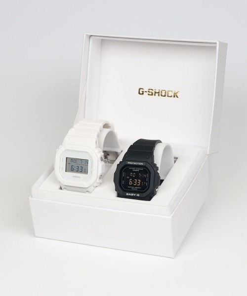 G-SHOCK(ジーショック)の「Pair Model / DW-5600WW-7JF × BGD-565U-1JF(デジタル腕時計・メンズ・ホワイト×ブラック・FREE)」の5枚目の写真