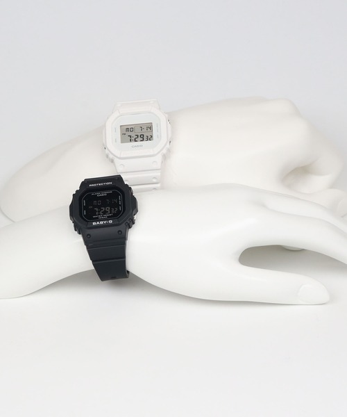 G-SHOCK(ジーショック)の「Pair Model / DW-5600WW-7JF × BGD-565U-1JF(デジタル腕時計・メンズ・ホワイト×ブラック・FREE)」の13枚目の写真