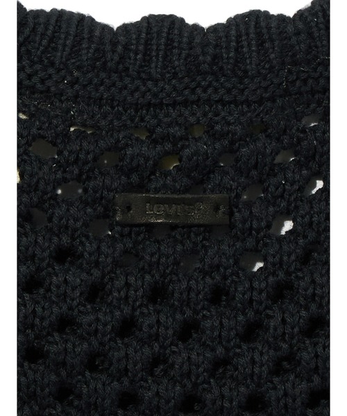 Levi's(リーバイス)の「Levi's/リーバイス ADRIENNE クロシェット タンクトップ(タンクトップ・レディース・ブラック・XS/S/M)」の7枚目の写真