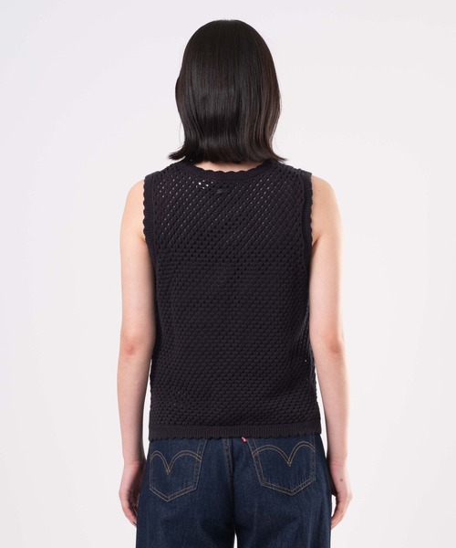 Levi's(リーバイス)の「Levi's/リーバイス ADRIENNE クロシェット タンクトップ(タンクトップ・レディース・ブラック・XS/S/M)」の10枚目の写真