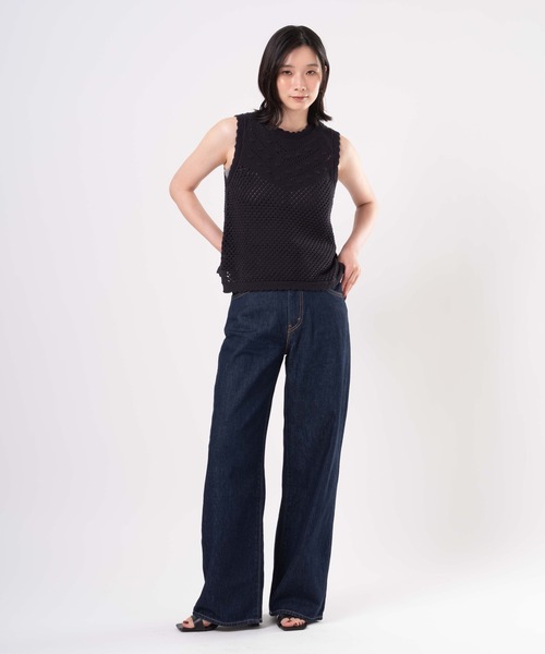 Levi's(リーバイス)の「Levi's/リーバイス ADRIENNE クロシェット タンクトップ(タンクトップ・レディース・ブラック・XS/S/M)」の12枚目の写真