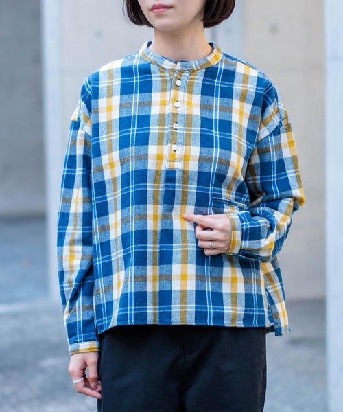 DMG ネイビー ドット柄 長袖シャツ - メルカリ DMG ネイビー ドット柄 長袖シャツ