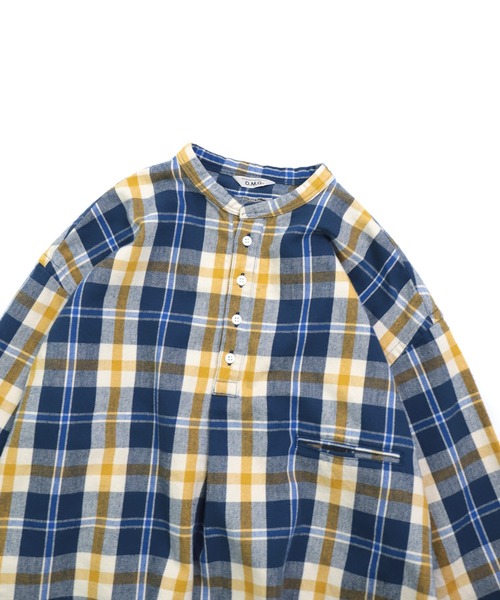 D.M.G.（ドミンゴ）の「[D.M.G. / ディーエムジー] 起毛チェック プルオーバーシャツ（シャツ/ブラウス・レディース・オレンジ系その他/ブルー系その他・3/2）」の12枚目の写真