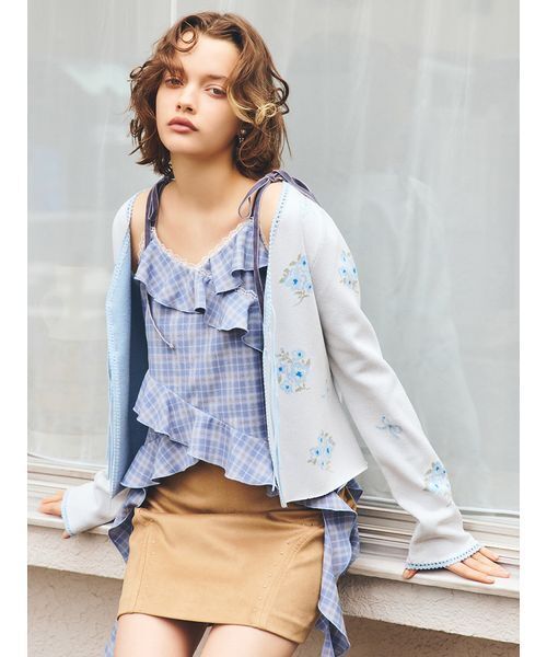 ☆フォロー割引あり☆FURFUR シャイニーニットキャミソール ☆フォロー割引あり☆FURFUR シャイニーニットキャミソール