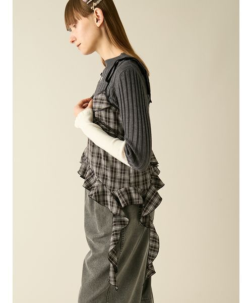 フリルキャミトップス（キャミソール）｜FURFUR（ファーファー