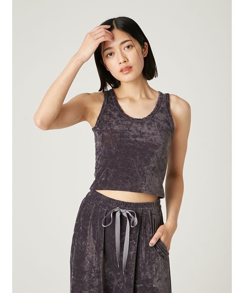 セール】クラッシュベロアレイヤードカットソー（Tシャツ/カットソー