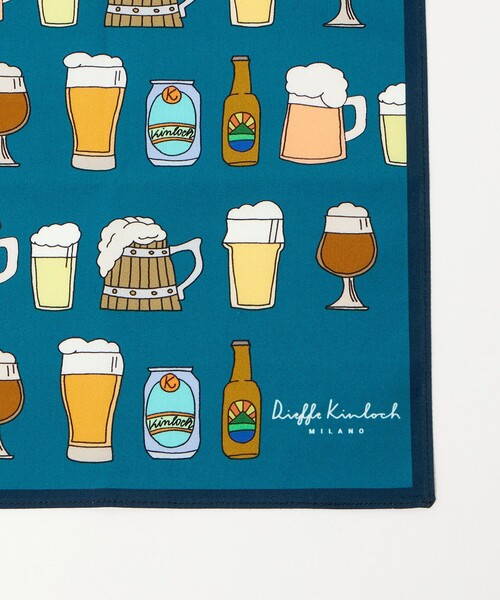 UNITED ARROWS（ユナイテッドアローズ）の「【別注】＜Dieffe Kinloch＞BEER AO/ハンカチ（バンダナ/スカーフ・メンズ・オレンジ/コバルトブルー・FREE）」の4枚目の写真