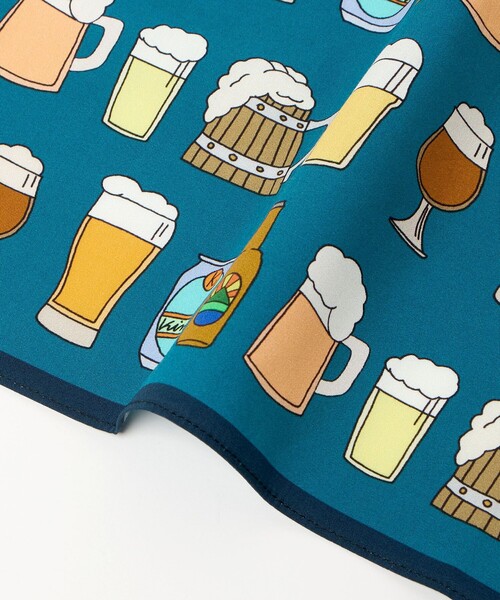 UNITED ARROWS（ユナイテッドアローズ）の「【別注】＜Dieffe Kinloch＞BEER AO/ハンカチ（バンダナ/スカーフ・メンズ・オレンジ/コバルトブルー・FREE）」の7枚目の写真