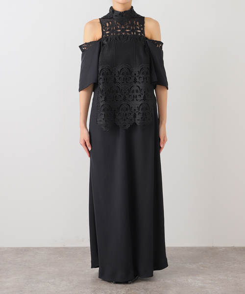 TOGA PULLA（トーガ　プルラ）の「TOGA PULLA Acetate twill dress TP252-FH207：ワンピース（ワンピース・レディース・ブラック・38）」の14枚目の写真