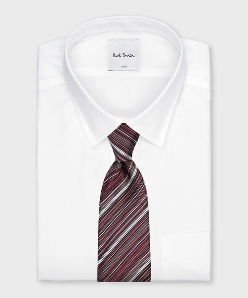 Paul Smith（ポールスミス）の「グラデーションストライプ タイ【250020 552MJ】（ネクタイ・メンズ・ダークグリーン/ネイビー/マルーン・FREE）」の9枚目の写真
