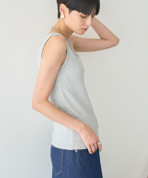 AMERICAN HOLIC（アメリカンホリック）の「ラメテレコタンクトップ（タンクトップ・レディース・グレー系その他/グレイッシュベージュ・M/L）」の15枚目の写真