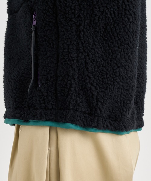 KHOKI(コッキ)の「【KHOKI / コッキ】Freece-texture jacket(ブルゾン・メンズ・ベージュ/ブラック・4/3/2)」の18枚目の写真