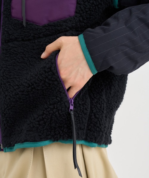 KHOKI(コッキ)の「【KHOKI / コッキ】Freece-texture jacket(ブルゾン・メンズ・ベージュ/ブラック・4/3/2)」の20枚目の写真