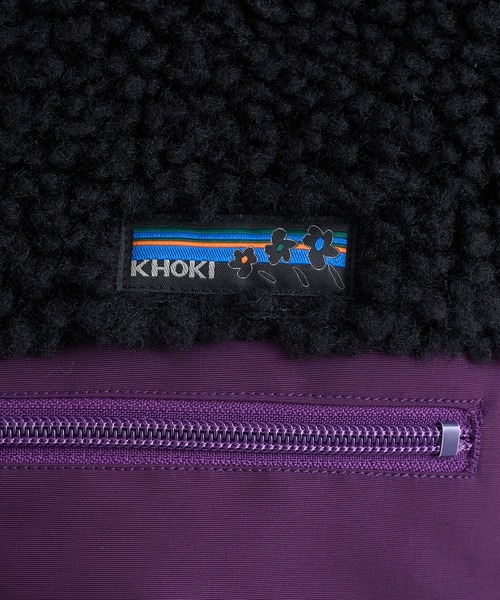 KHOKI(コッキ)の「【KHOKI / コッキ】Freece-texture jacket(ブルゾン・メンズ・ベージュ/ブラック・4/3/2)」の21枚目の写真
