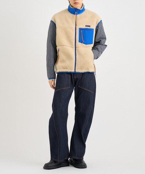 KHOKI(コッキ)の「【KHOKI / コッキ】Freece-texture jacket(ブルゾン・メンズ・ベージュ/ブラック・4/3/2)」の12枚目の写真