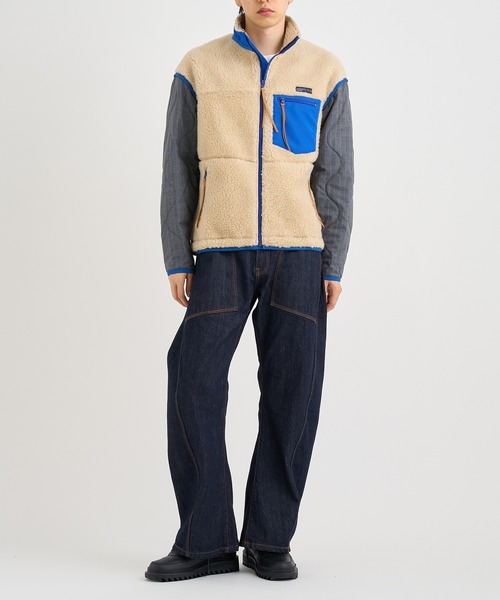 KHOKI(コッキ)の「【KHOKI / コッキ】Freece-texture jacket(ブルゾン・メンズ・ベージュ/ブラック・4/3/2)」の13枚目の写真