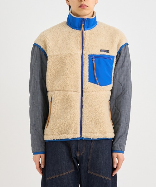 KHOKI(コッキ)の「【KHOKI / コッキ】Freece-texture jacket(ブルゾン・メンズ・ベージュ/ブラック・4/3/2)」の14枚目の写真