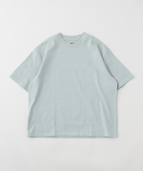 is-ness(イズネス)の「is-ness / イズネス BASIC T-SHIRT(Tシャツ/カットソー・メンズ・グリーン系その他/ネイビー/ホワイト・MEDIUM/LARGE)」の2枚目の写真