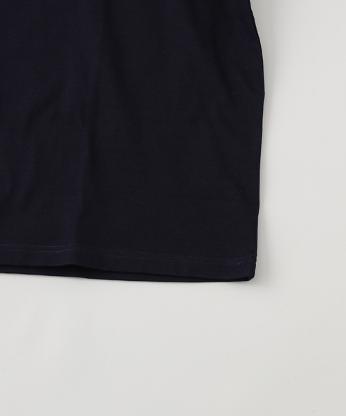 is-ness(イズネス)の「is-ness / イズネス BASIC T-SHIRT(Tシャツ/カットソー・メンズ・グリーン系その他/ネイビー/ホワイト・MEDIUM/LARGE)」の8枚目の写真