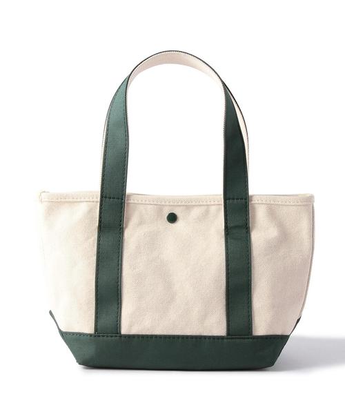coen（コーエン）の「デイリーキャンバスミニトートバッグ（トートバッグ・レディース・ホワイト/ダークグリーン/ネイビー・FREE）」の6枚目の写真