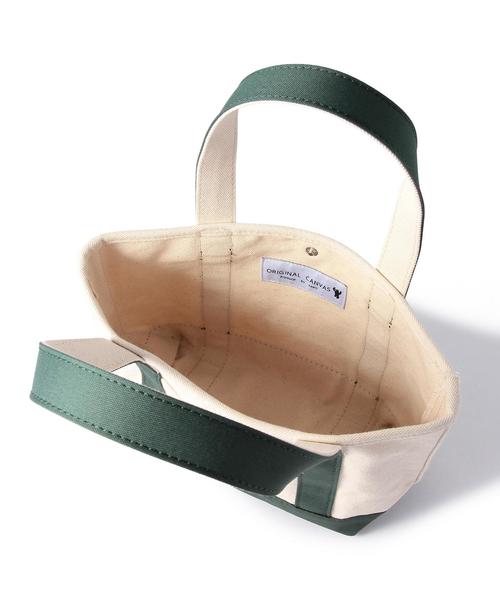 coen（コーエン）の「デイリーキャンバスミニトートバッグ（トートバッグ・レディース・ホワイト/ダークグリーン/ネイビー・FREE）」の13枚目の写真