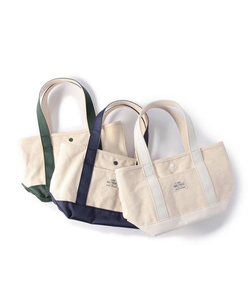 coen（コーエン）の「デイリーキャンバスミニトートバッグ（トートバッグ・レディース・ホワイト/ダークグリーン/ネイビー・FREE）」の14枚目の写真