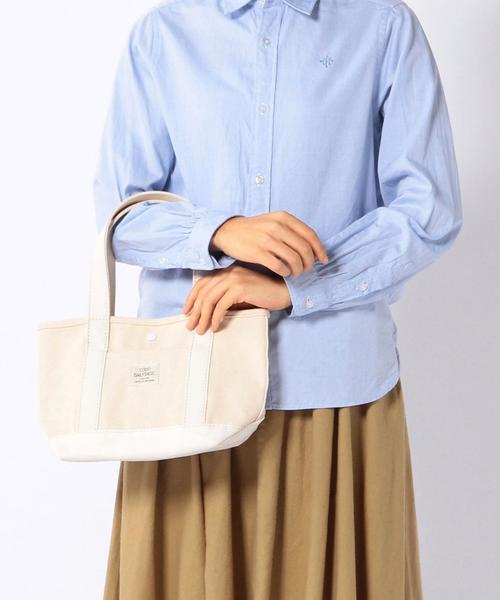 coen（コーエン）の「デイリーキャンバスミニトートバッグ（トートバッグ・レディース・ホワイト/ダークグリーン/ネイビー・FREE）」の15枚目の写真