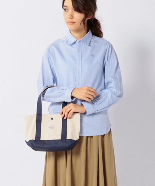 coen（コーエン）の「デイリーキャンバスミニトートバッグ（トートバッグ・レディース・ホワイト/ダークグリーン/ネイビー・FREE）」の11枚目の写真