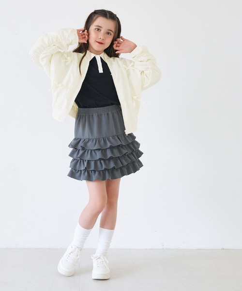 キッズ リボンブルゾン（ブルゾン）｜coca（coca）（コカ）の