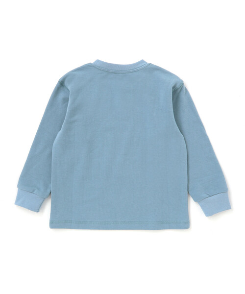 BeBe Petits Pois Vert(ベベプチポワヴェール)の「【店舗限定】インレイ発泡プリントクワガタムシ長袖Tシャツ(Tシャツ/カットソー・キッズ・ブルー/グレー・100cm/110cm/120cm/140cm/150cm/130cm)」の10枚目の写真