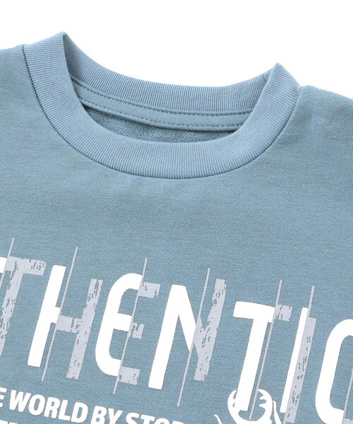 BeBe Petits Pois Vert(ベベプチポワヴェール)の「【店舗限定】インレイ発泡プリントクワガタムシ長袖Tシャツ(Tシャツ/カットソー・キッズ・ブルー/グレー・100cm/110cm/120cm/140cm/150cm/130cm)」の5枚目の写真