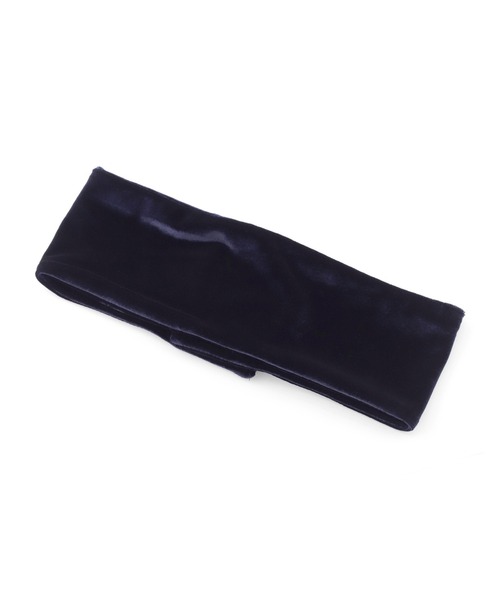 ANEMONE（アネモネ）の「ベロアターバン（ヘアバンド・レディース・ネイビー/ブラウン/ブラック・FREE）」の5枚目の写真