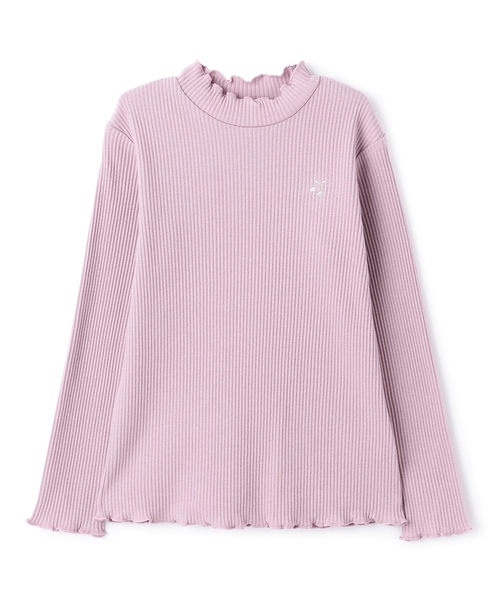 sense of wonder(センスオブワンダー)の「メローフリル長袖Tシャツ(Tシャツ/カットソー・キッズ・ラベンダー/チャコール/ホワイト系・130cm/120cm/80cm/100cm/110cm/90cm)」の1枚目の写真
