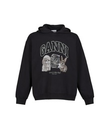 GANNI ガニー　ベルト付き シェルショートパンツ　L(40)サイズ　ブラック 360528382_3.jpg