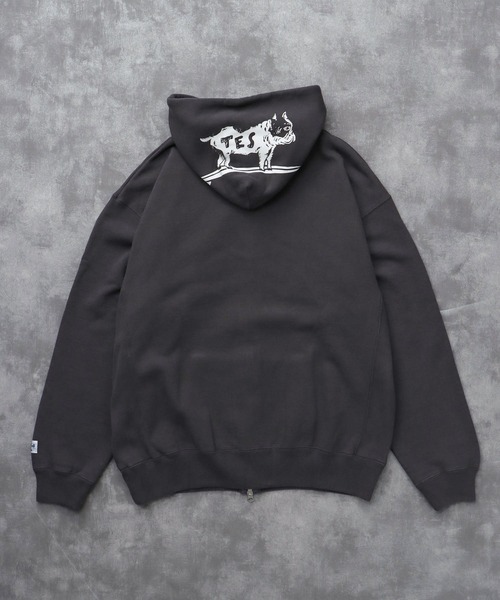 The Endless Summer(エンドレスサマー)の「TES LOCAL CREW ZIP PARKA / スウェットパーカー(パーカー・メンズ・ブラック/チャコール/グレー/ベージュ/ネイビー・SMALL/MEDIUM/LARGE/X-LARGE)」の12枚目の写真