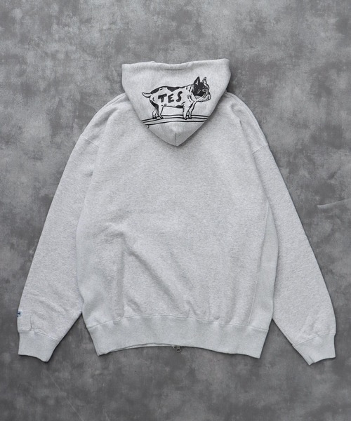 The Endless Summer(エンドレスサマー)の「TES LOCAL CREW ZIP PARKA / スウェットパーカー(パーカー・メンズ・ブラック/チャコール/グレー/ベージュ/ネイビー・SMALL/MEDIUM/LARGE/X-LARGE)」の16枚目の写真