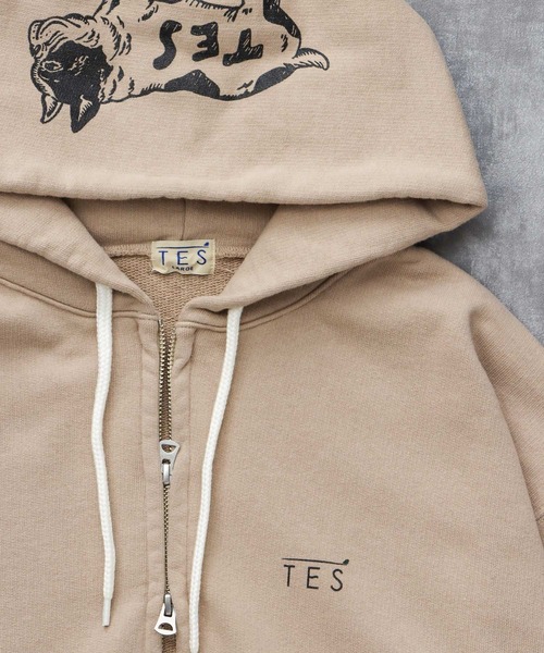 The Endless Summer(エンドレスサマー)の「TES LOCAL CREW ZIP PARKA / スウェットパーカー(パーカー・メンズ・ブラック/チャコール/グレー/ベージュ/ネイビー・SMALL/MEDIUM/LARGE/X-LARGE)」の19枚目の写真