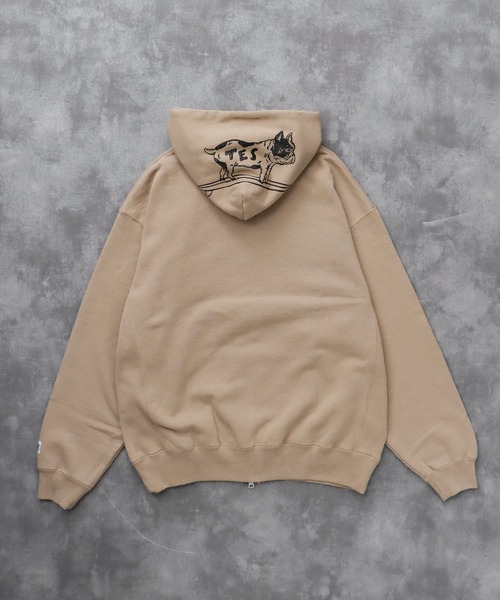 The Endless Summer(エンドレスサマー)の「TES LOCAL CREW ZIP PARKA / スウェットパーカー(パーカー・メンズ・ブラック/チャコール/グレー/ベージュ/ネイビー・SMALL/MEDIUM/LARGE/X-LARGE)」の20枚目の写真