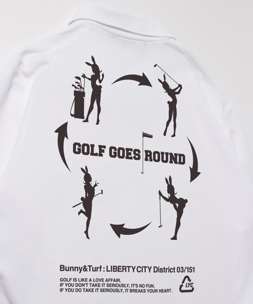 LIBERTY CITY（リバティシティ）の「【LIBERTY CITY/リバティーシティ】 [RE:CYCLE] ドライポロシャツ（ポロシャツ・メンズ・ホワイト/ブラック・1/2/4/3）」の6枚目の写真