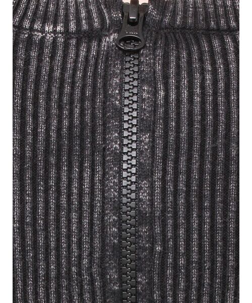 EVRIS（エヴリス）の「ピグメントジップホルターネックニットトップス（ニット/セーター・レディース・ブラック/ネイビー/ホワイト/ピンク・FREE）」の10枚目の写真