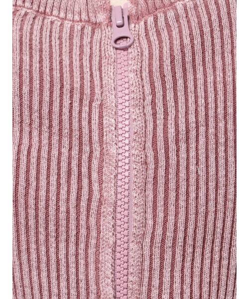 EVRIS（エヴリス）の「ピグメントジップホルターネックニットトップス（ニット/セーター・レディース・ブラック/ネイビー/ホワイト/ピンク・FREE）」の11枚目の写真