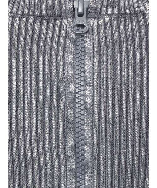 EVRIS（エヴリス）の「ピグメントジップホルターネックニットトップス（ニット/セーター・レディース・ブラック/ネイビー/ホワイト/ピンク・FREE）」の12枚目の写真