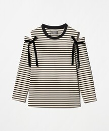 Kaon（カオン）の「◇Kaon フリルワイドスリーブカットソー（Tシャツ
