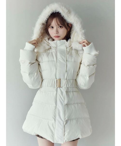 EATME（イートミー）の「フェイクファーフードレディダウン